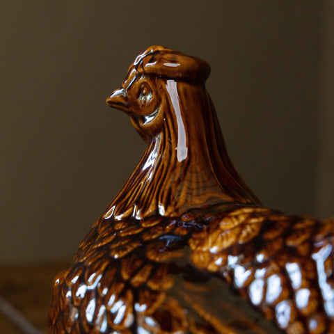 Vintage Glazed Hen