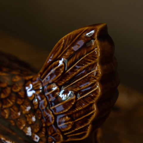 Vintage Glazed Hen