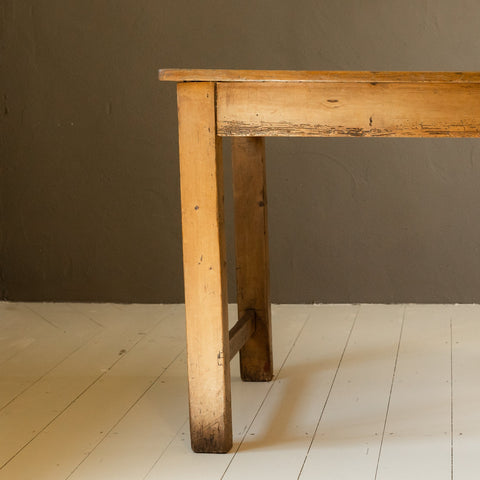 19th Century Irish Pine Farmhouse Table