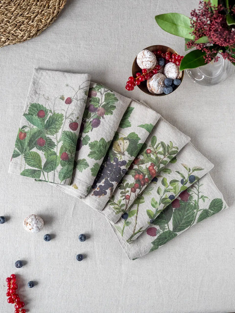 Set of 6 Linen Napkins