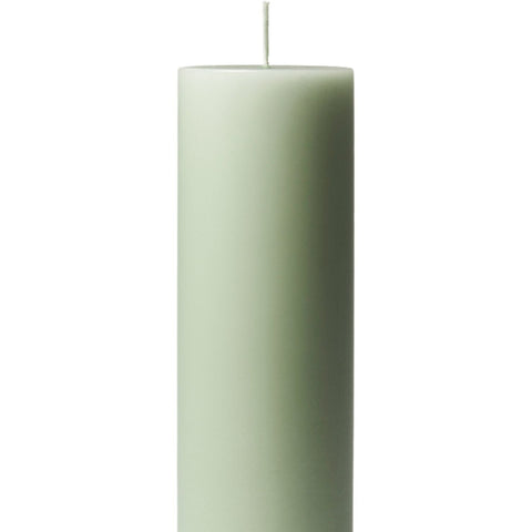 Antique Green Pillar Candle