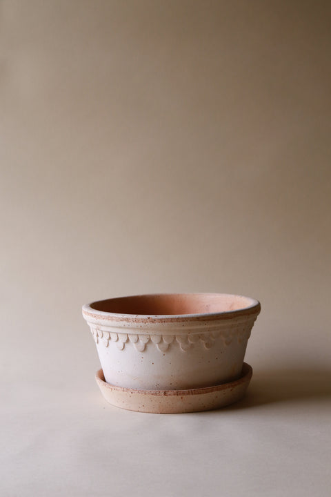 Københavner Low Pot & Saucer