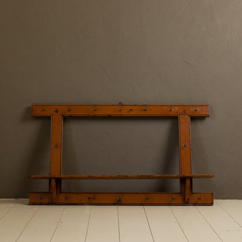 19th Century Wall Mounted Pine Cup Rack
